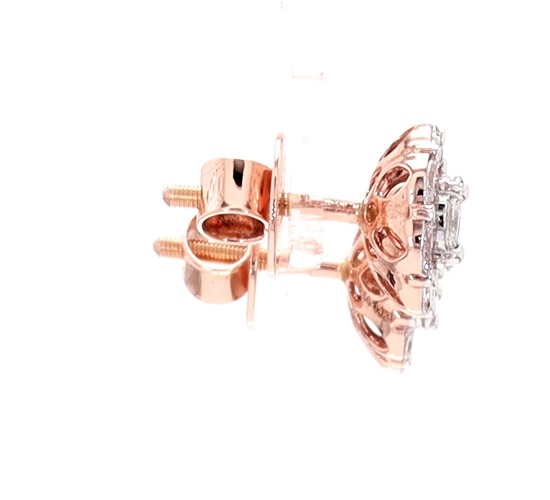 14K White Gold Diamond Earrings Set Diamond Earring Stud Solitaire Style  Look | eBay