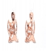 Rose gold criss-cross Bali